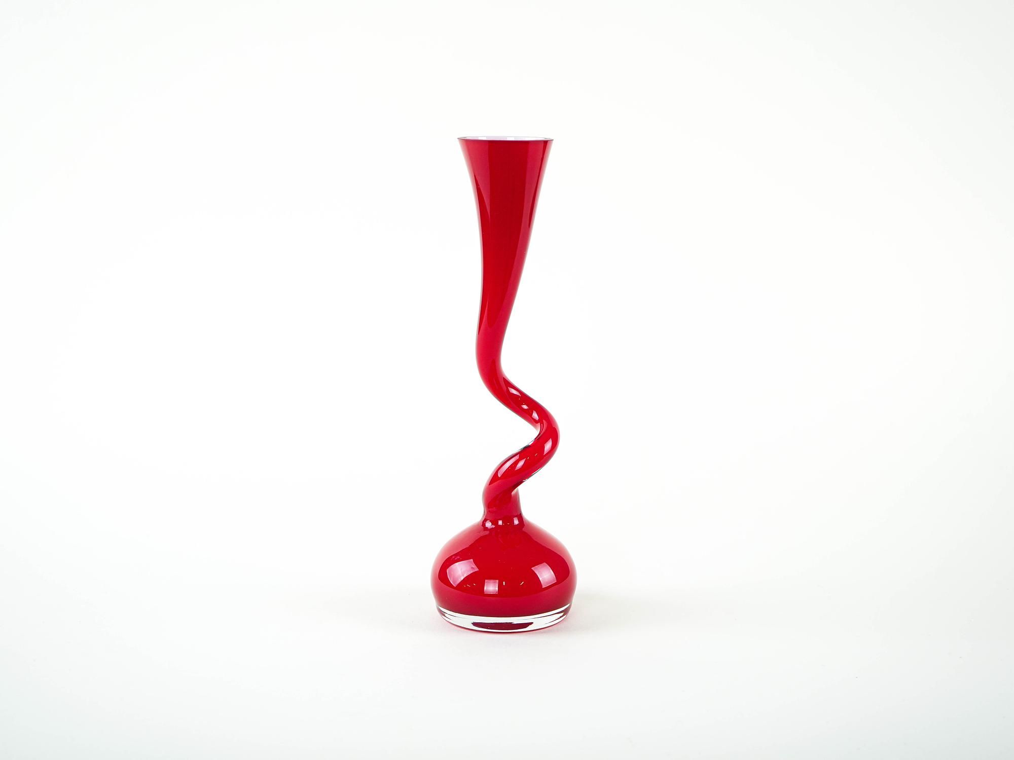 Swing Vase Ceramic Red 3