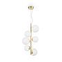 Dallas Pendant light mouth-blown glass gold Ø 29cm 0