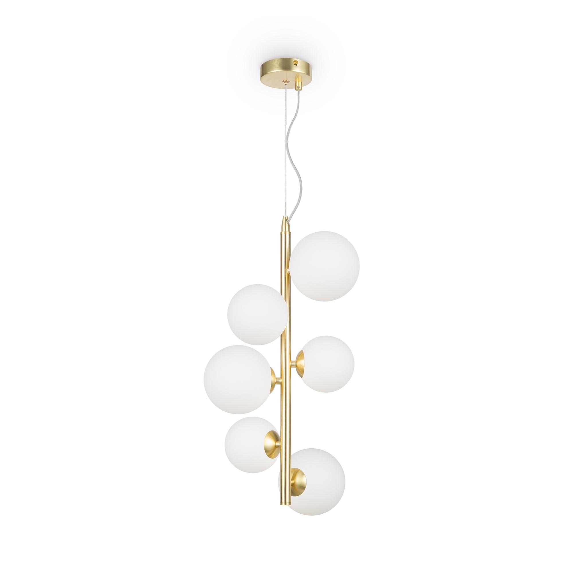 Dallas Pendant light mouth-blown glass gold Ø 29cm 0