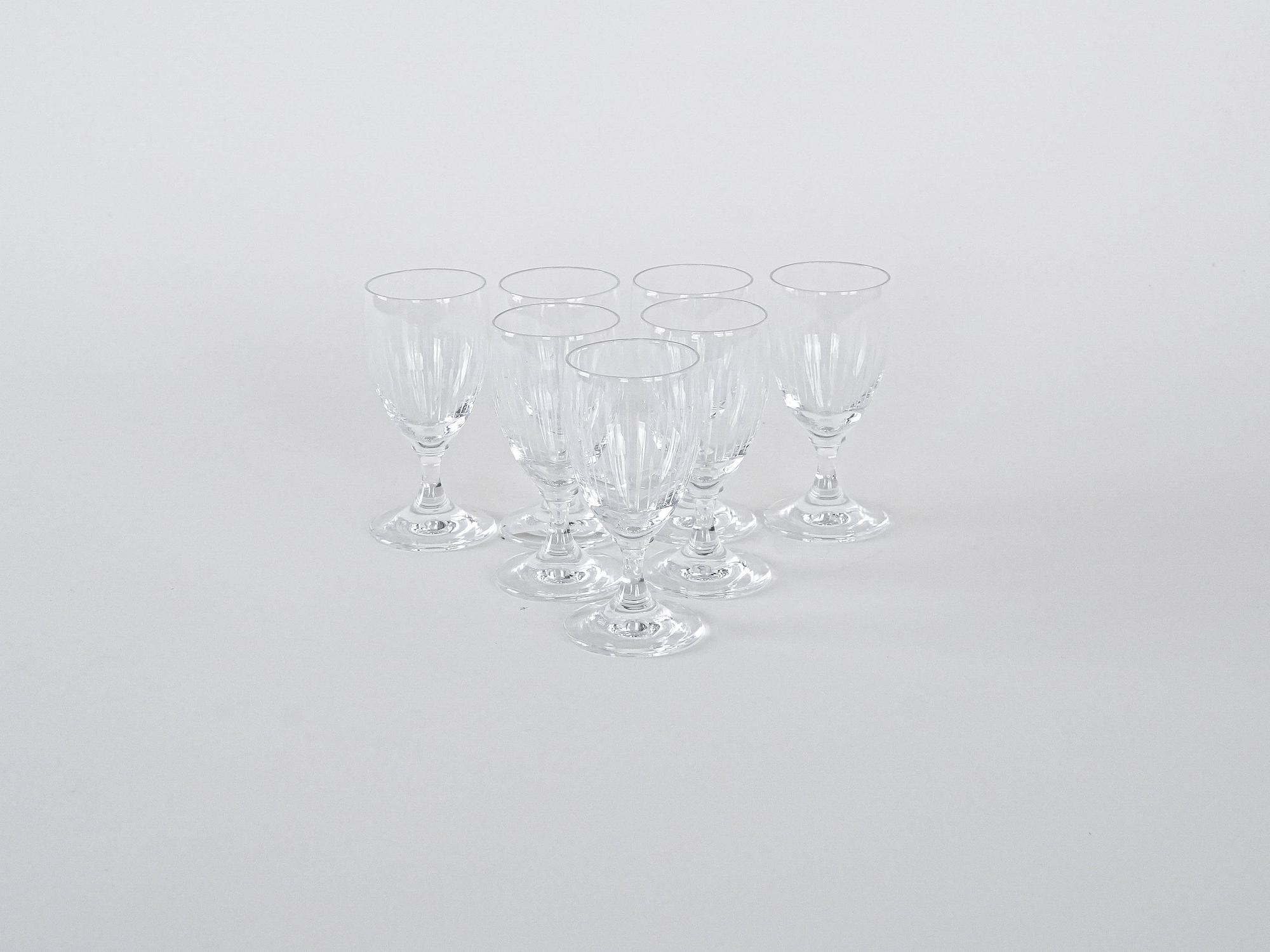 7x Kristallgläser Transparent 2