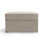Wandelbarer Pouf mit Klappbett 70x180cm Creme 1