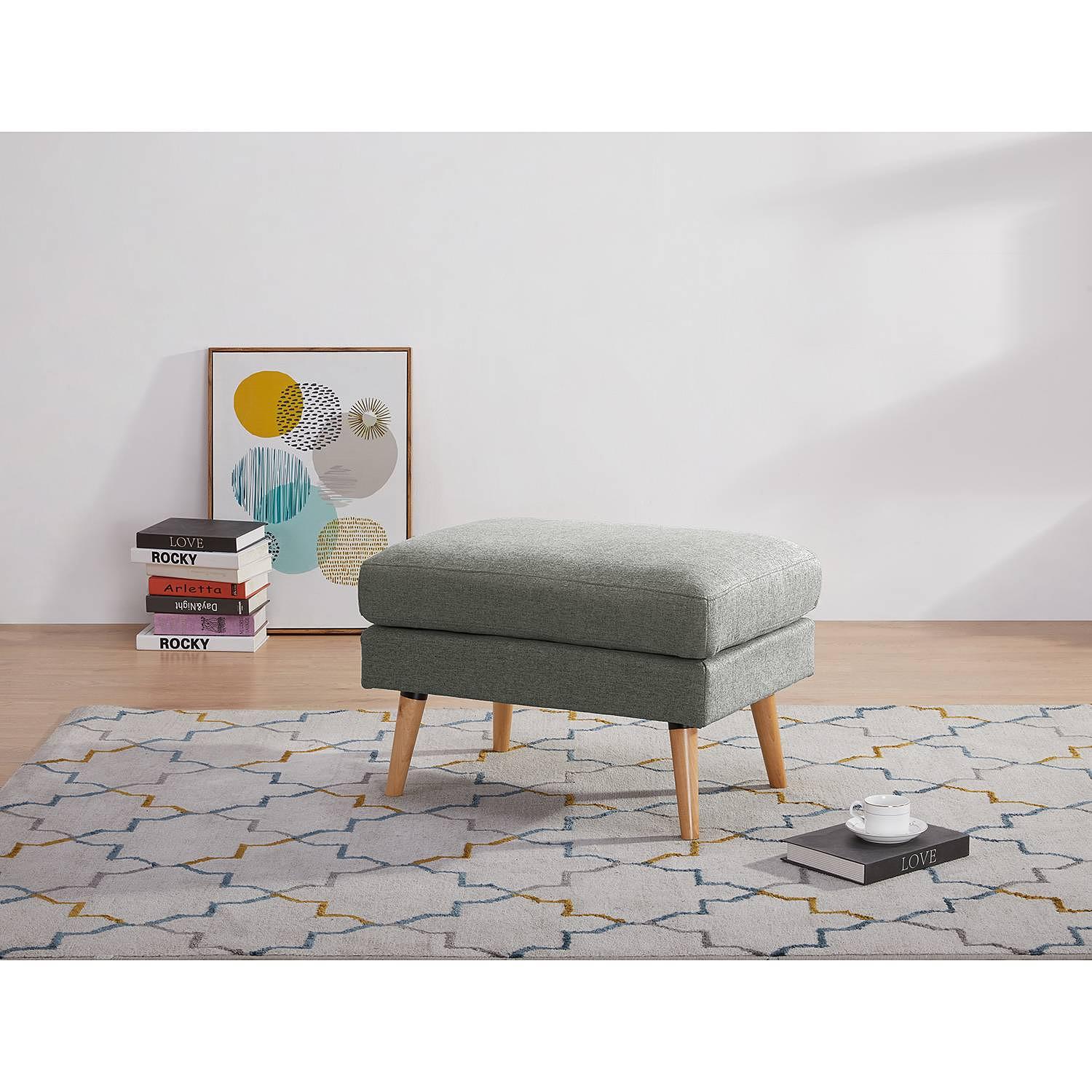 Polsterhocker Limeri Filz Blix Grau 0