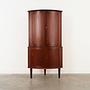 Eckschrank Teakholz 1970er Jahre 2