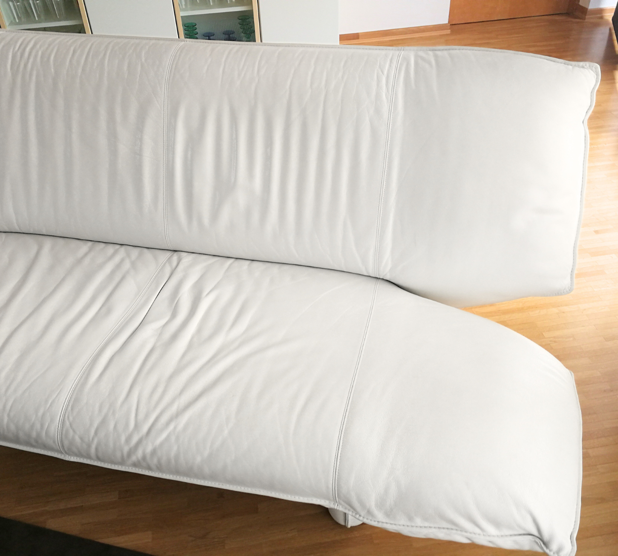 Tango Sofa 2-Sitzer Leder Weiß 2