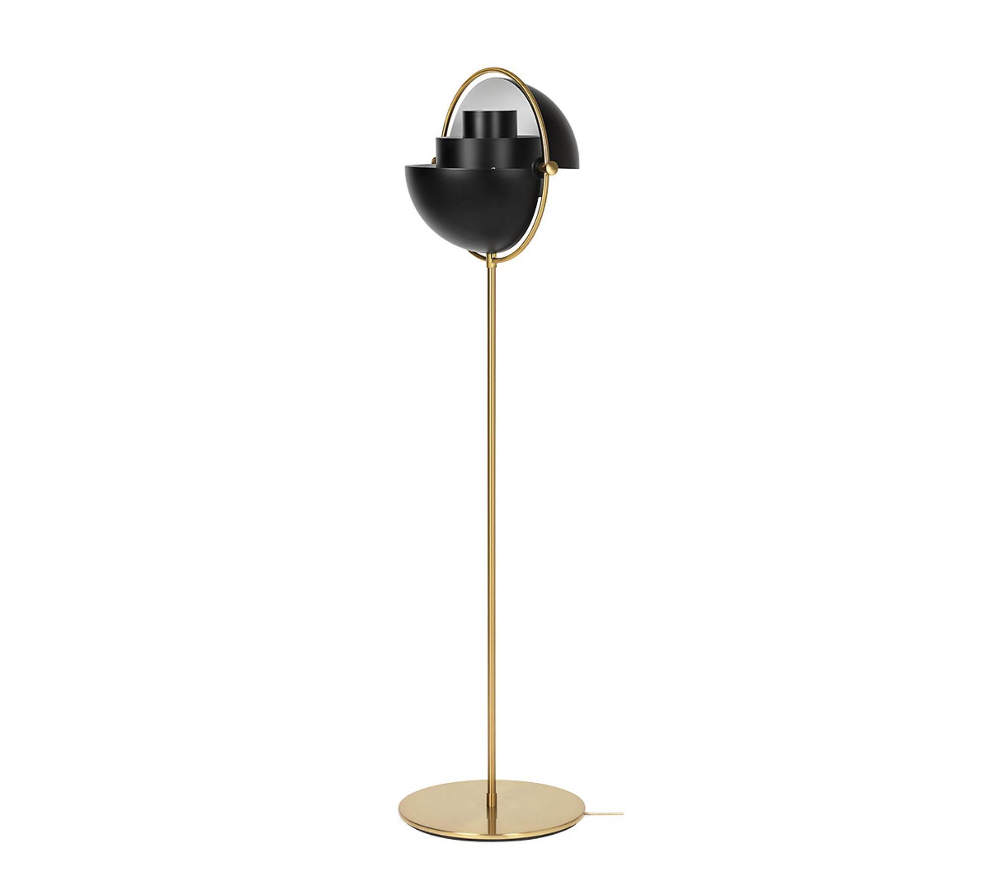 Multi-Lite Floor Lamp Metal Black 2