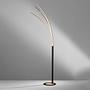 1-Flammig LED-Stehleuchte Ellmau Eisen Schwarz Gold 0