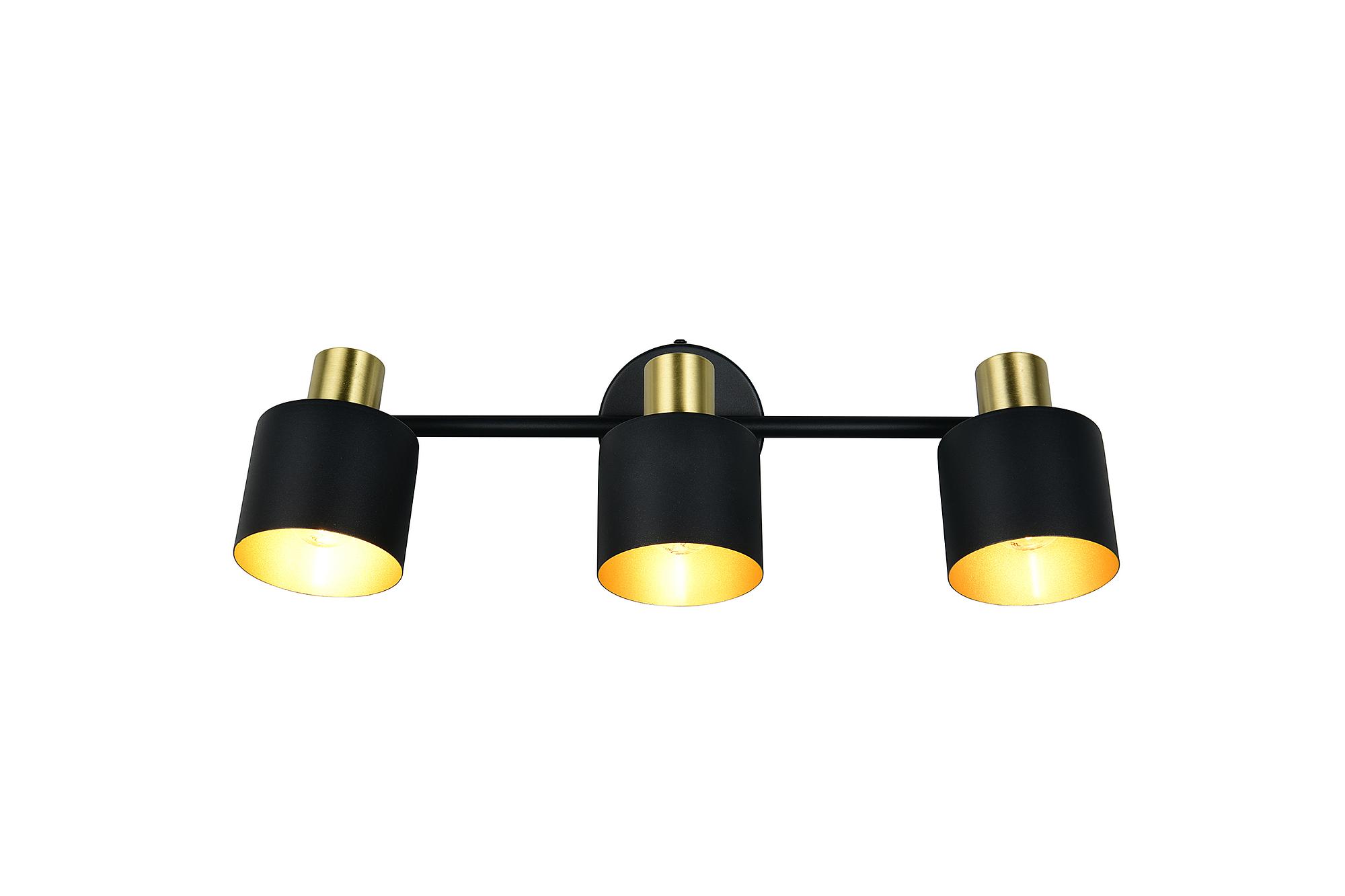 Eva ceiling light 3-bulb iron 3