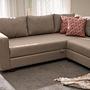 Aly  Schlafsofa Récamiere Rechts Baumwolle Beige 4