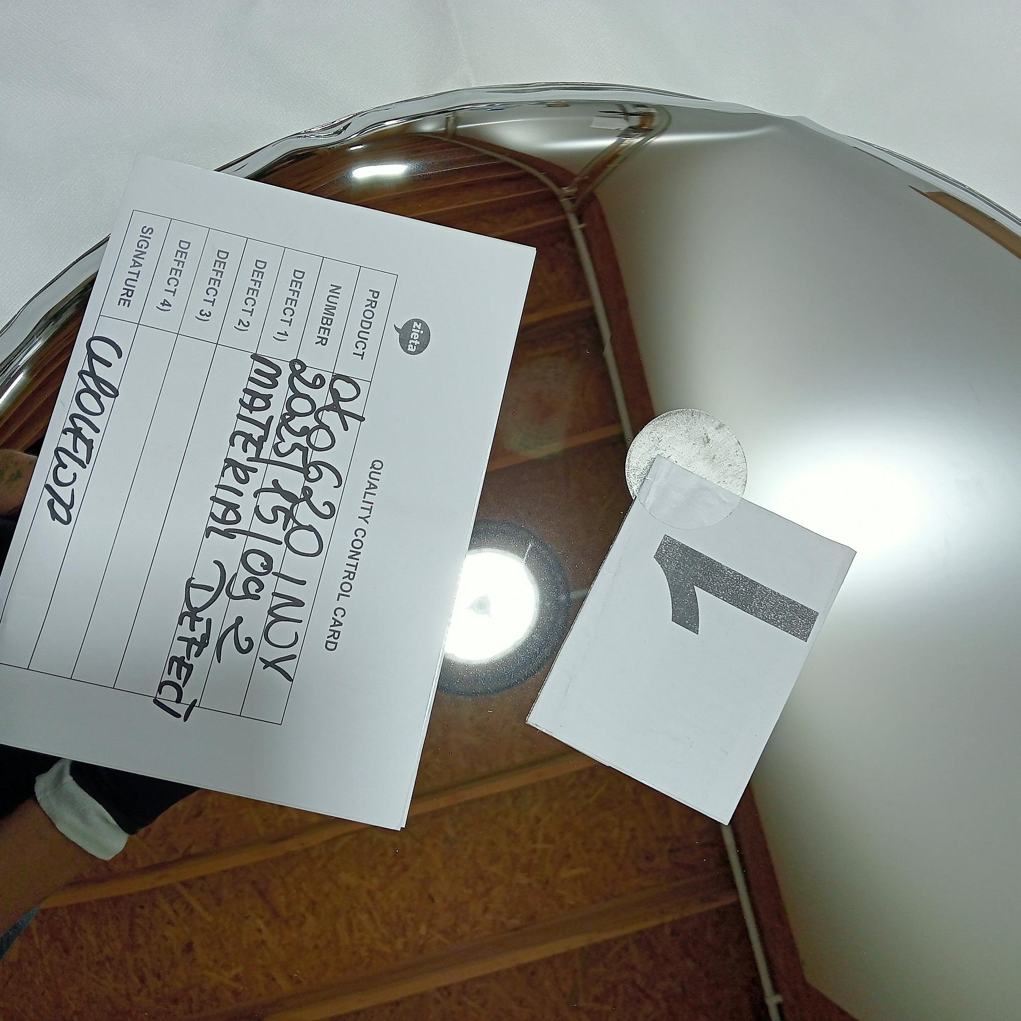 OKO Spiegel 620 Inox Poliert Edelstahl Silber 3