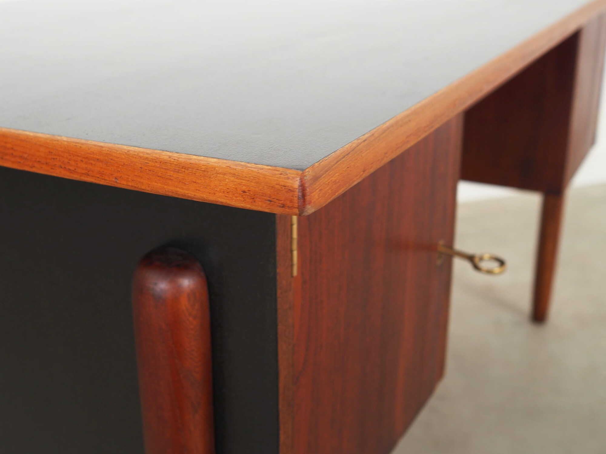 Tisch Holz Braun 1960er Jahre   7