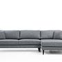 Nordic Ecksofa Rechts Grau 5