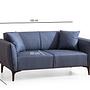 Belissimo 2-Sitzer Sofa Blau 6