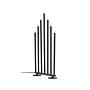 Björnfjället Candle holder Steel Matte Black 2