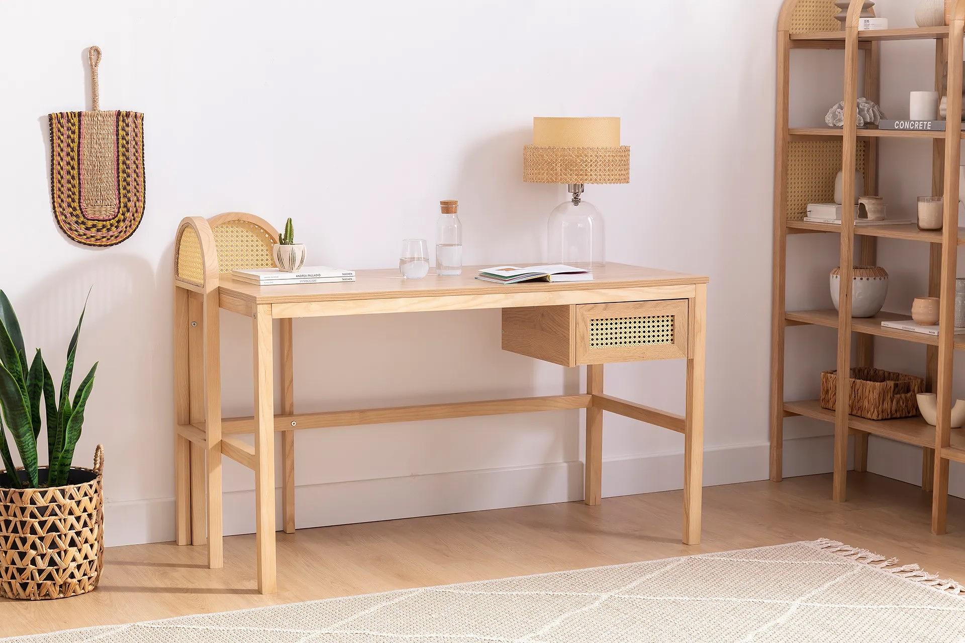 Nala 130 Schreibtisch Braun 2