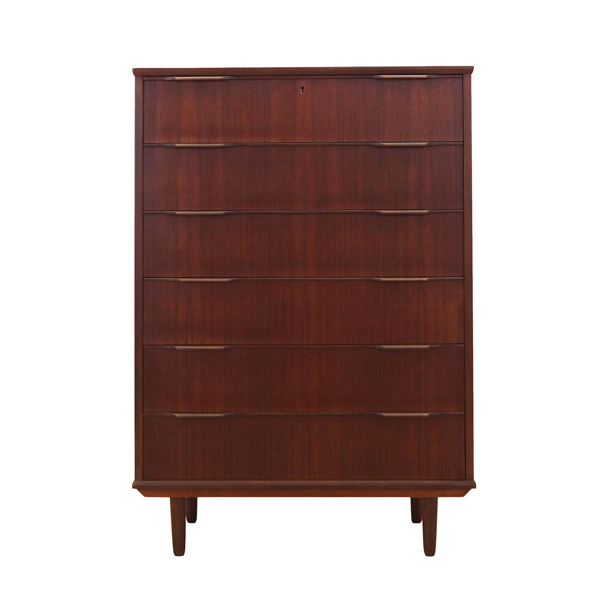 Teak chest of drawers 1970s 0