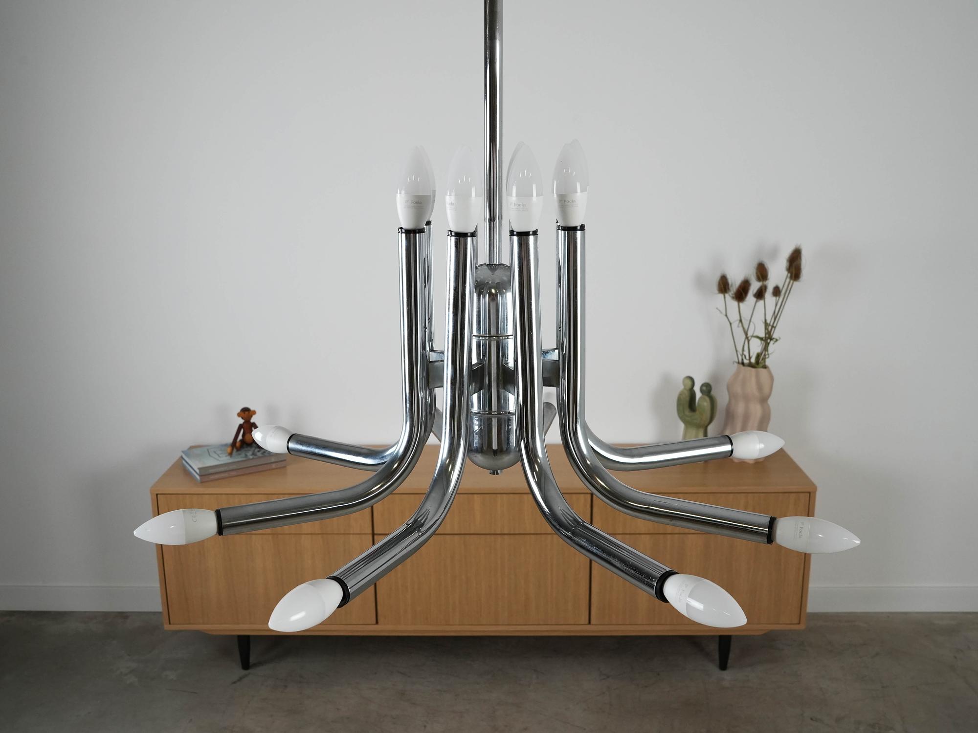 Pendelleuchte Metall 1970er Jahre 6