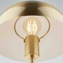 Tischlampe 1-flammig Metall Gold 2