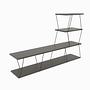 Ilgaz Lowboard Holzfurnier Anthrazit 6