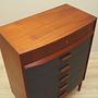 Chest of drawers Teak wood 1970s 5