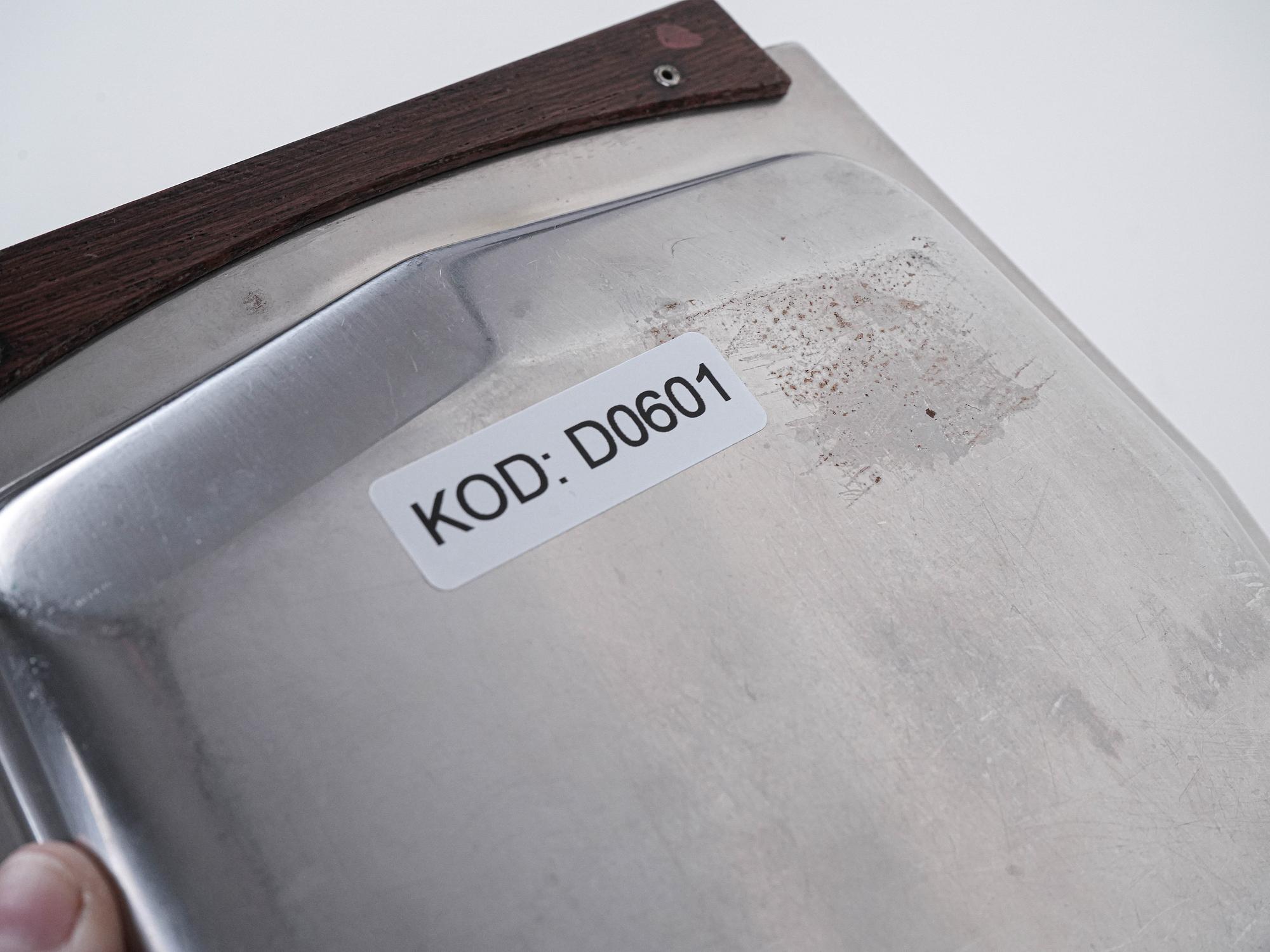 Quadratisches Tablett aus Edelstahl 1970er Jahre 5