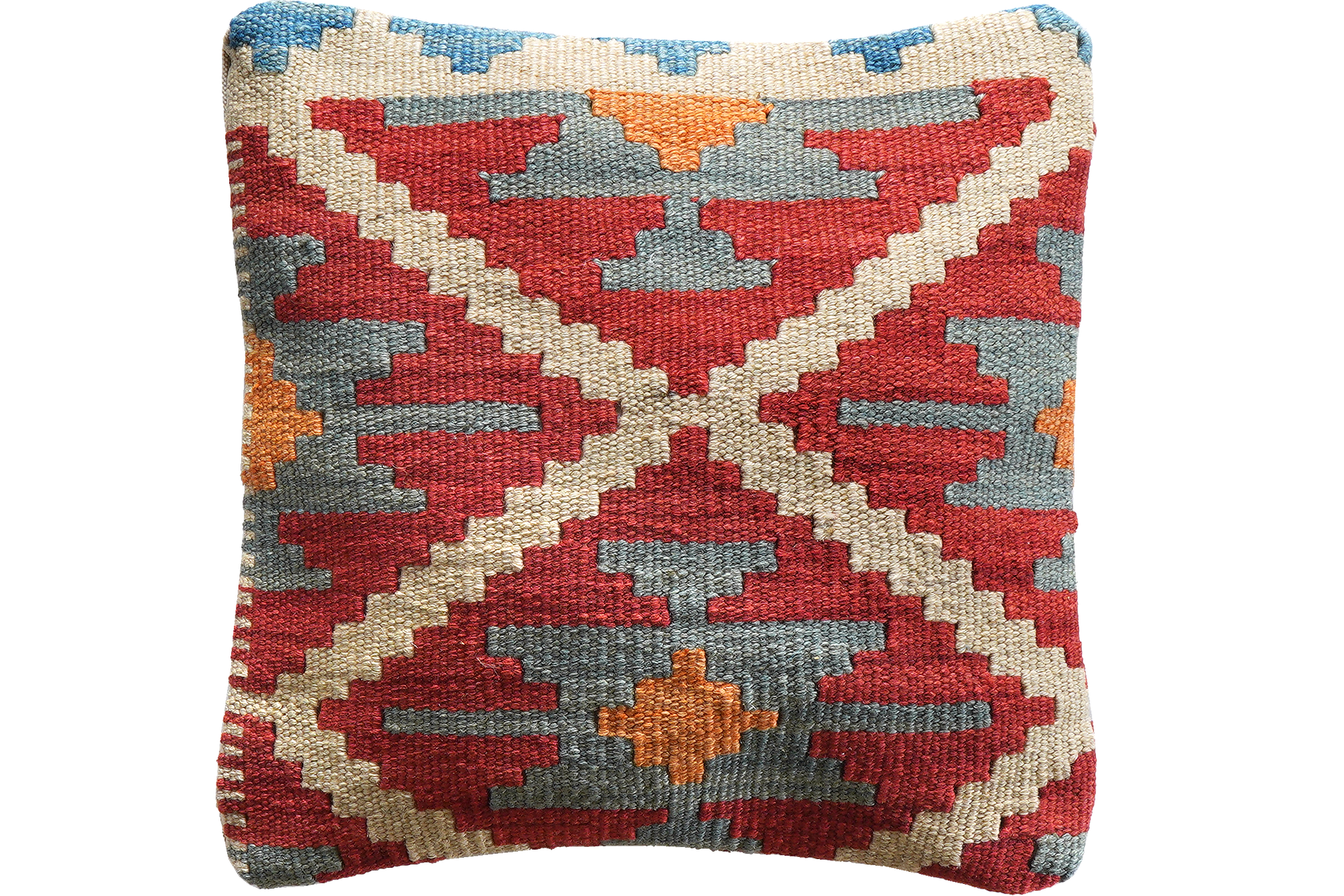 Cuscino Kilim Lana Cotone Multicolore 0