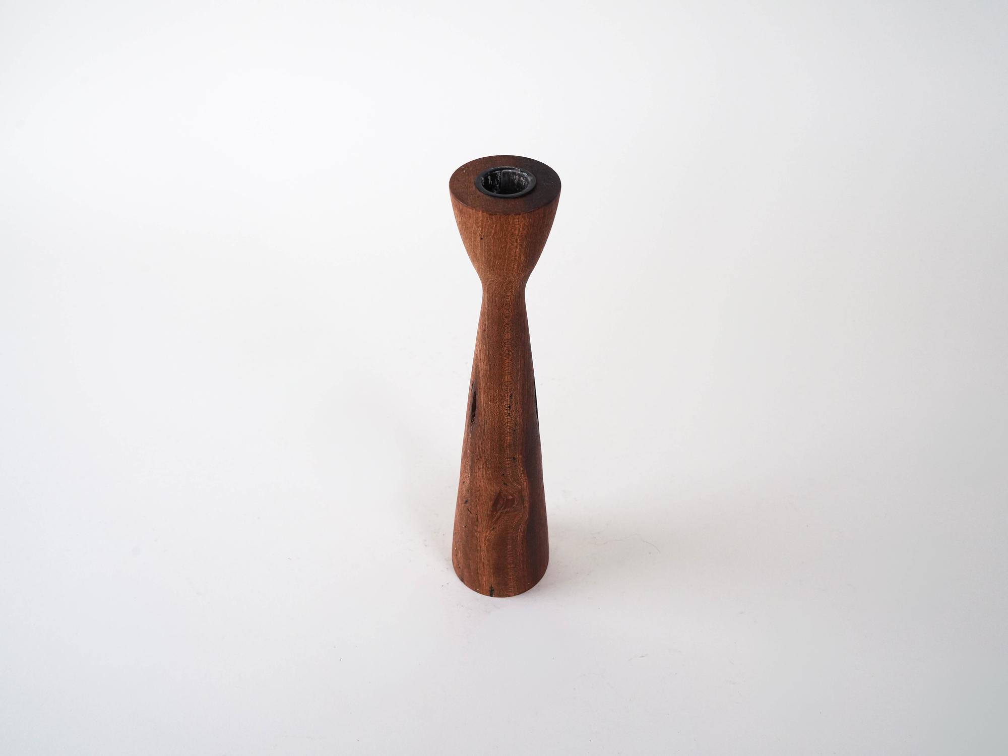 Teak Candlestick 1960s 3