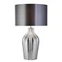 Chevron table lamp steel grey 1-light 0