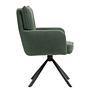 Didrip Drehbarer Armlehnenstuhl 2er-Set Cord Dunkelgrün 2