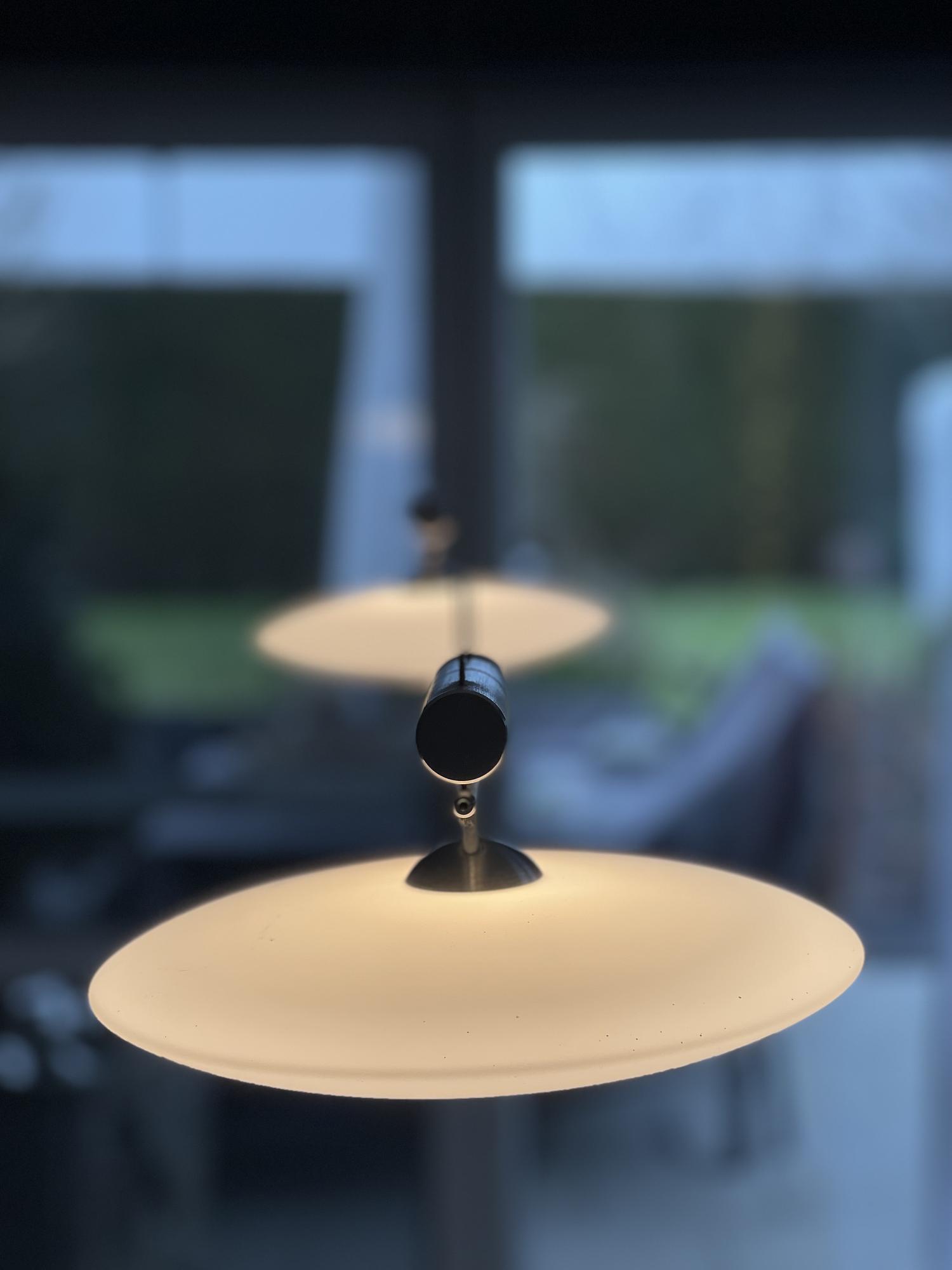 Vector Tavolo Luna 2 Grande Pendelleuchte Glas Weiß 0