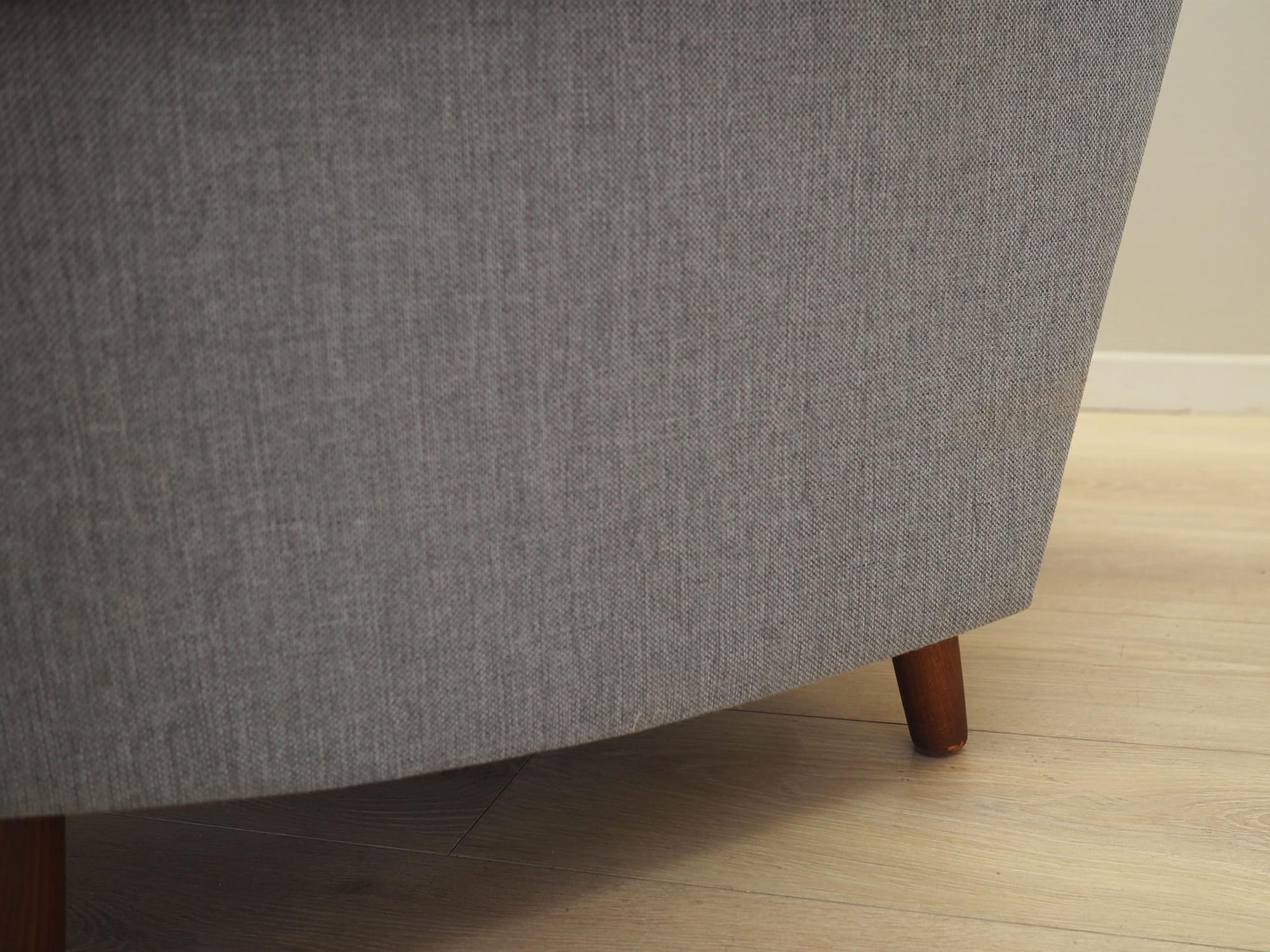 Armchair Textile Wood Grey 1960s 14