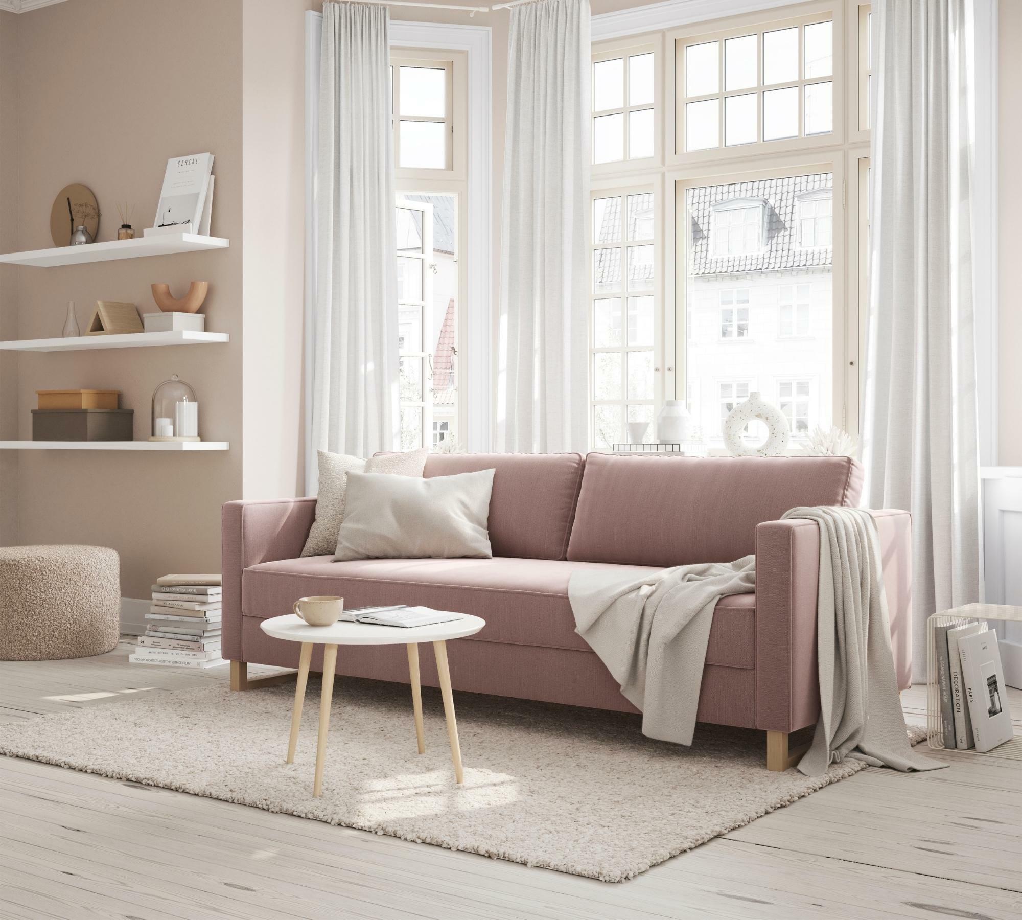 Madison 3-Sitzer Schlafsofa Rose 0