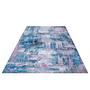 Prima I Kurzflorteppich Polyester Blaugrau 80x150cm 3