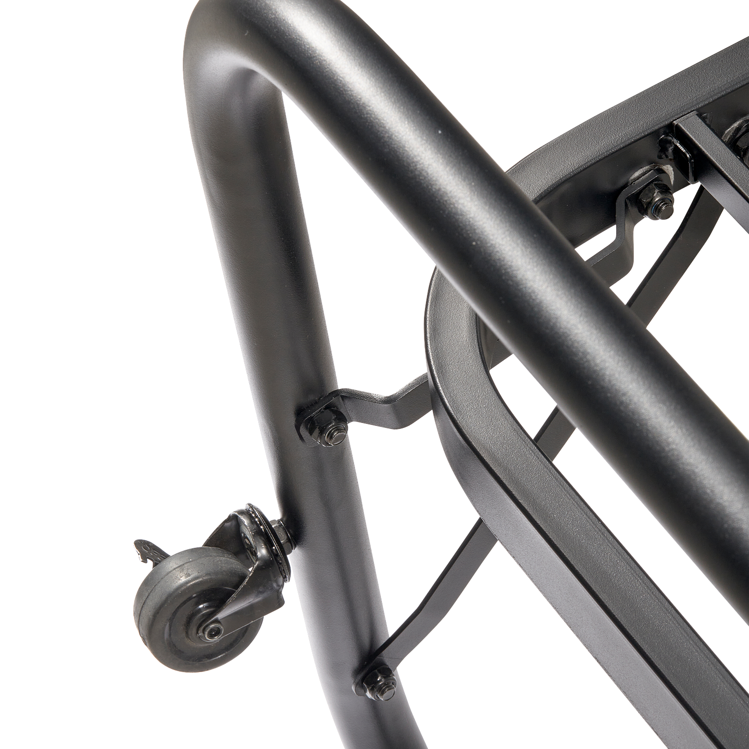 LUCY Rollbettgestell Metall Schwarz 90x200cm 8