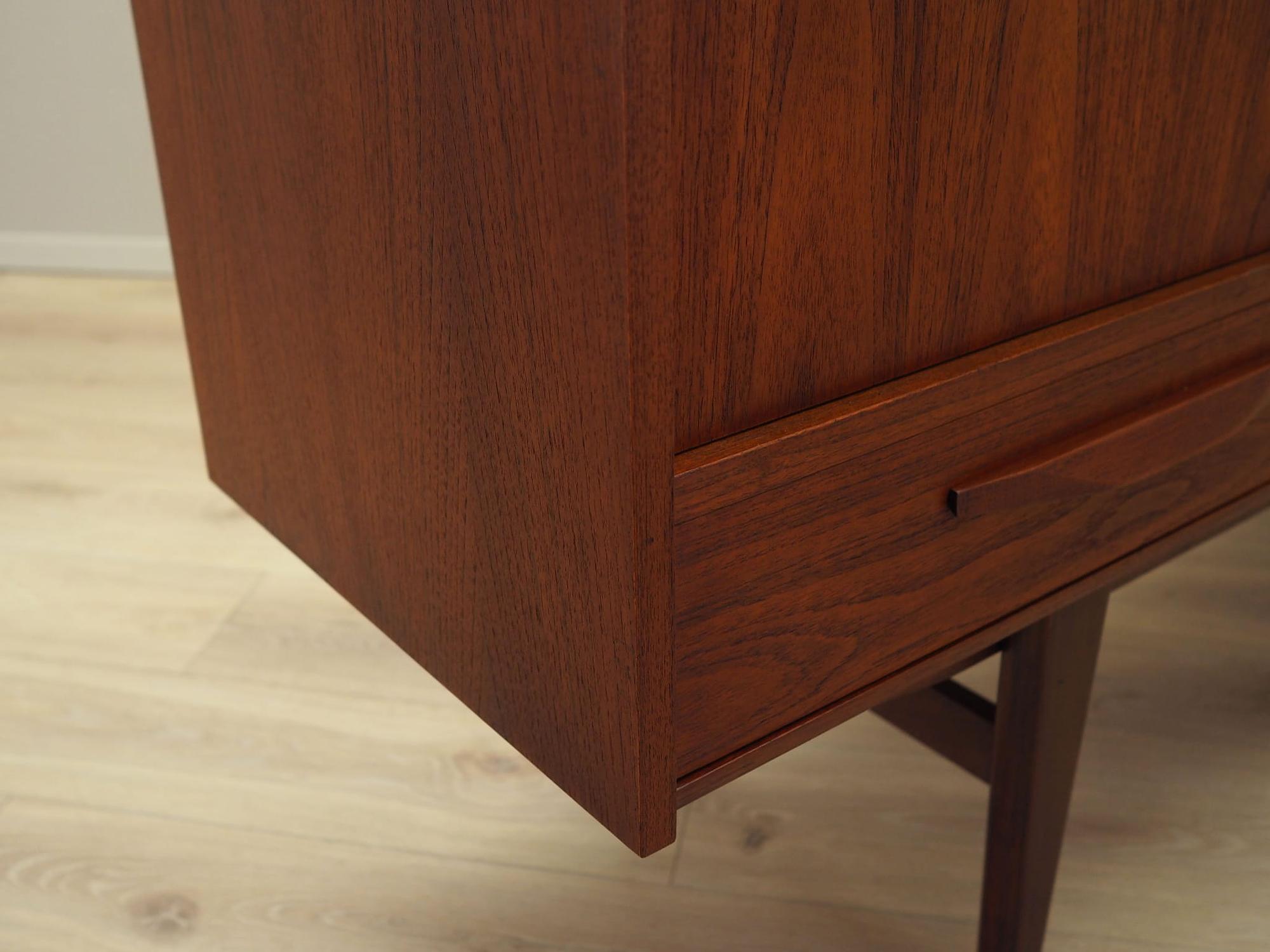 Highboard Holz Braun 1970er Jahre 10