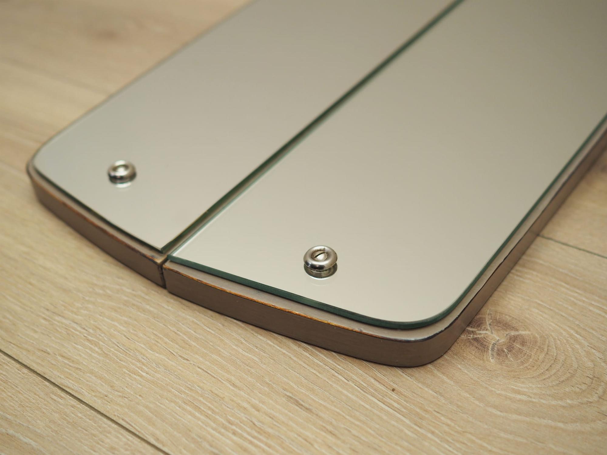 2x Mirror Wood Grey 1960s 12