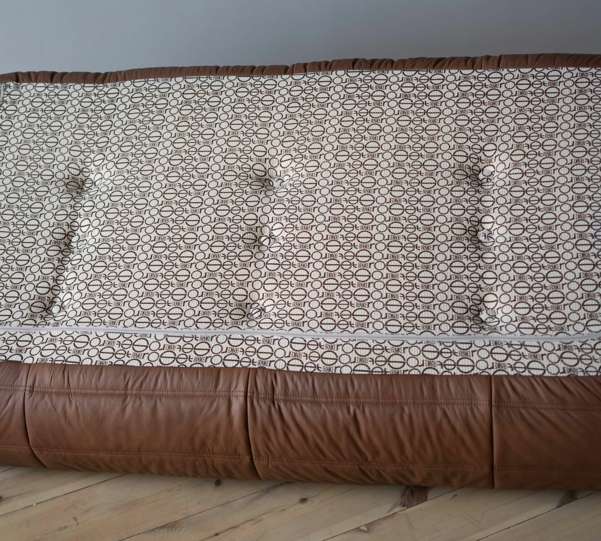 Togo Sofa 3-Sitzer Glattlleder Folk Brown 4