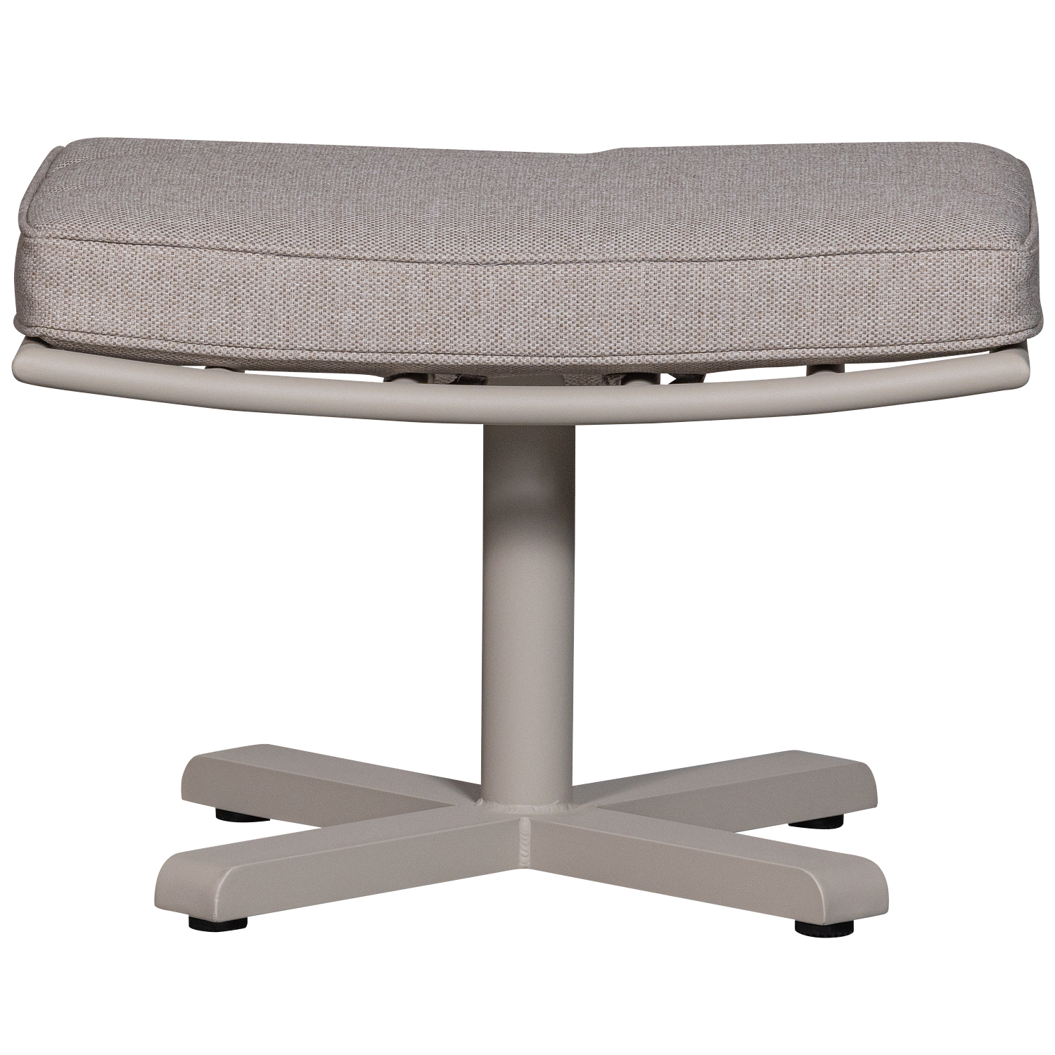 Coosa Garden Stool Aluminium Grey 2