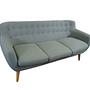 Herman Sofa 3-seater Fabio Grey Green 1