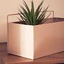 Ascher Wand-Pflanzenkasten Grau Natur
 0