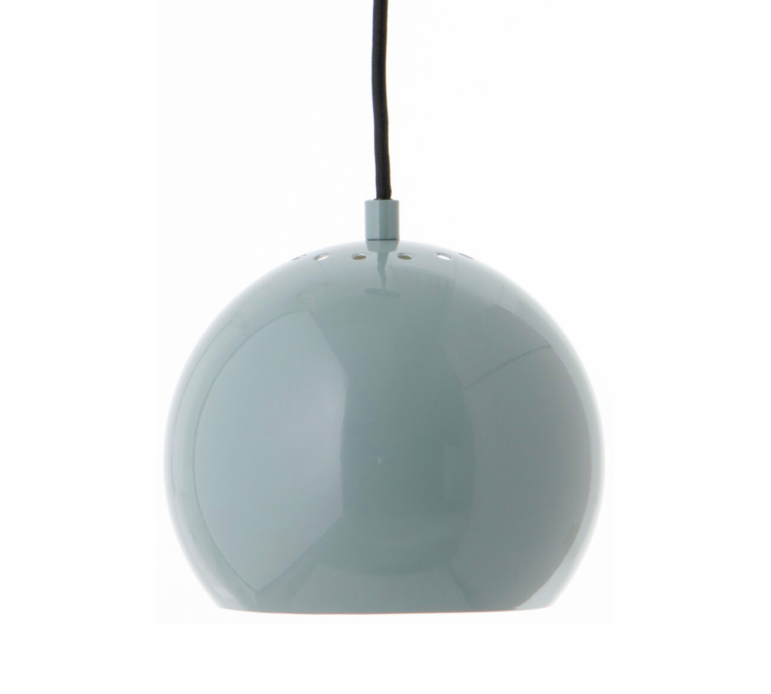 Ball 18 Pendelleuchte Glas Blau 0