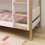 Etagenbett Extra Hoch Holz Weiß 3