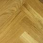 Fishbone Beistelltisch Eiche Metall 4