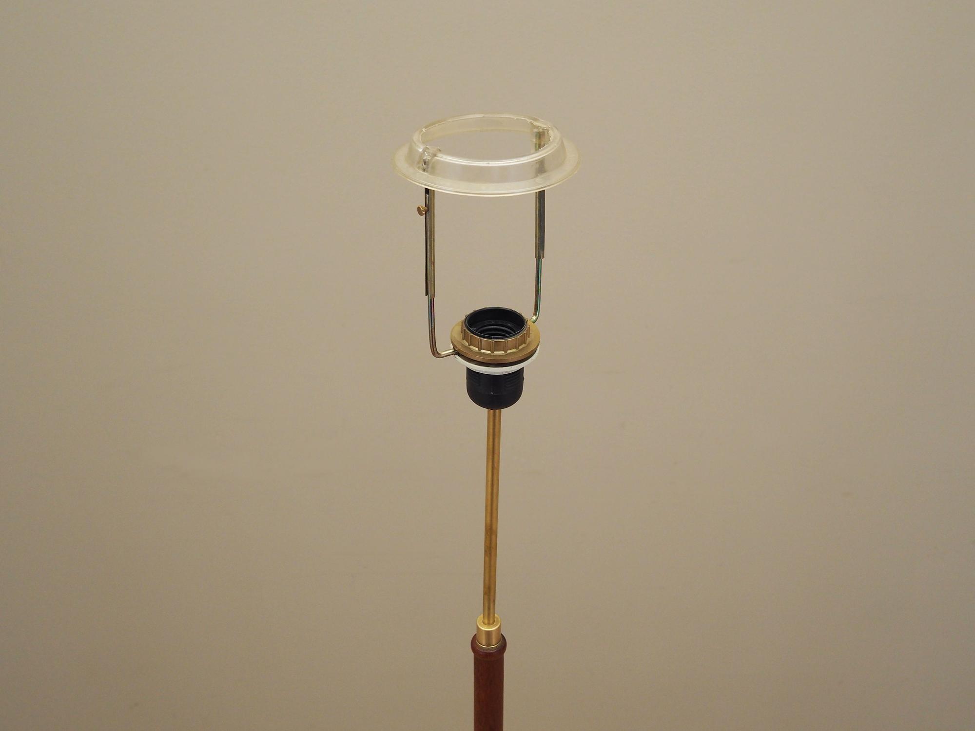 Stehlampe Holz 1970er Jahre 5
