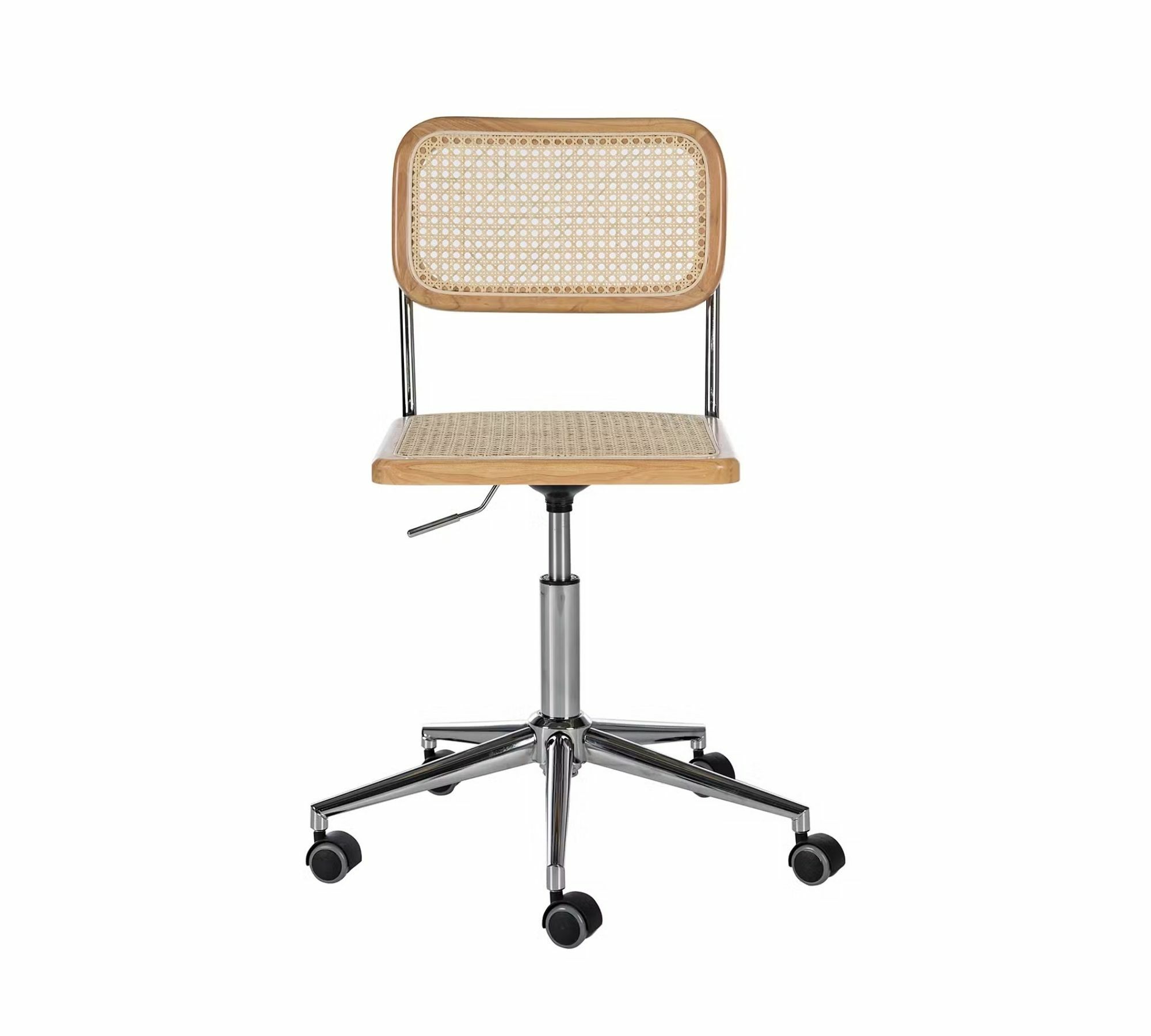 Ramon Bürostuhl Rattan Buche Massiv Beige 2