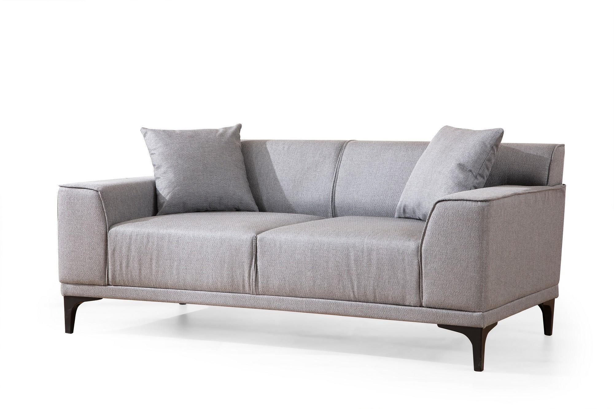 Petra 2-seater sofa light grey 2
