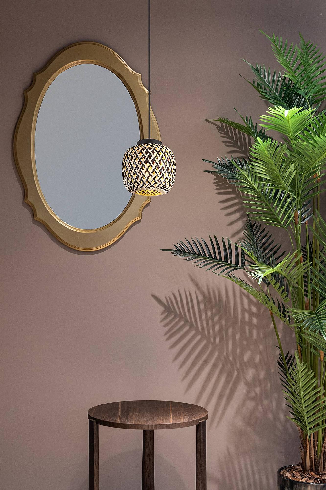 Pendant lamp Colly Type B Solid Bamboo 1-light Ø 20cm 2