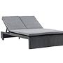London Sonnenbank Spunpolyester Schwarz Dunkelgrau 2