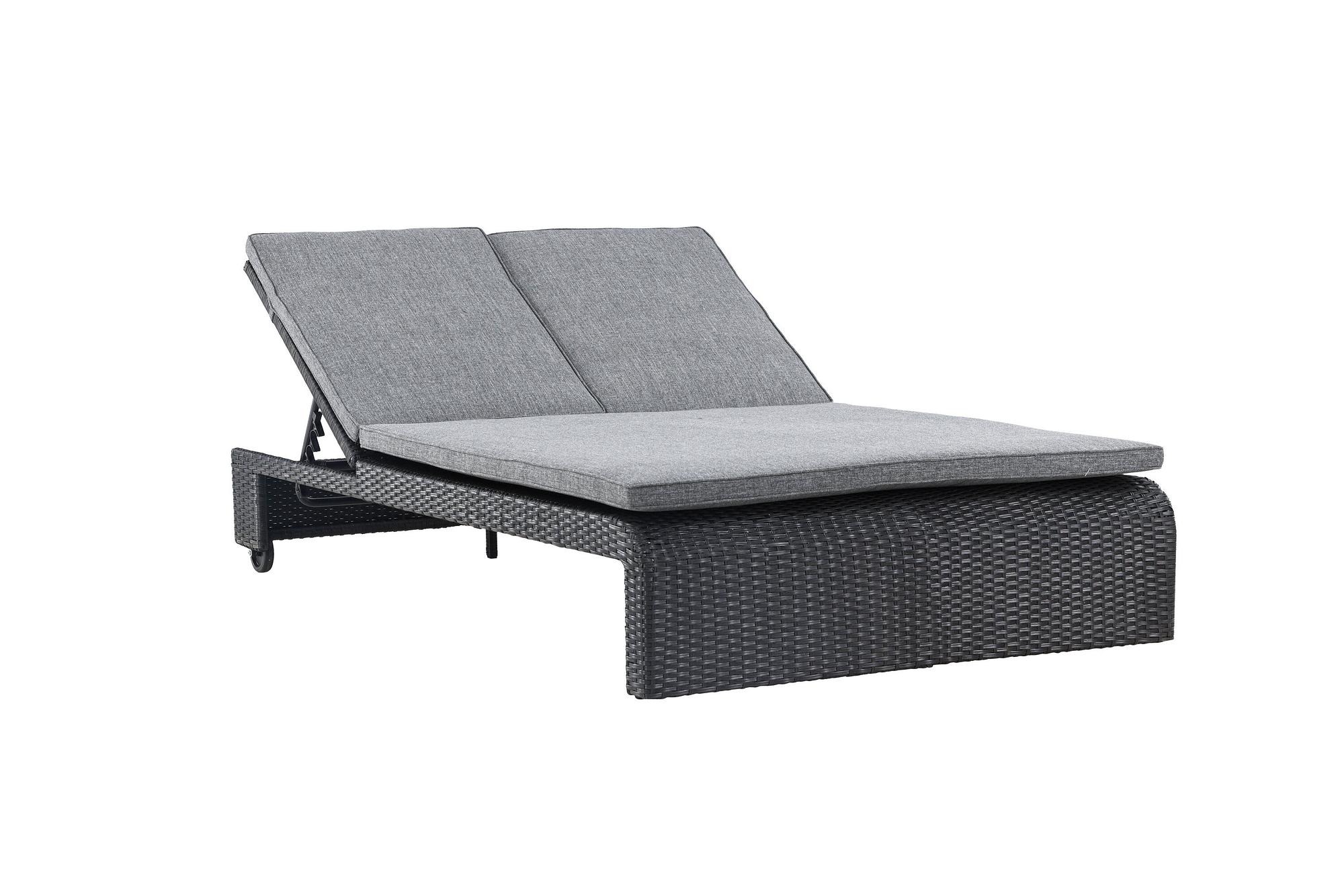 London Sonnenbank Spunpolyester Schwarz Dunkelgrau 2