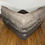 Togo Ecksofa Leder Schwarz 3