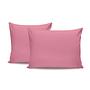 2x Pillowcase Ranforce Cotton Rose 0